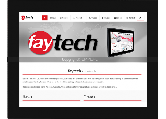 Monitor dotykowy open frame 15 - Faytech FT15HDKTMHBCAPOB