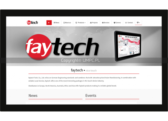 Monitor do zabudowy 32" - Faytech FT32HDKTMCAPHBOB