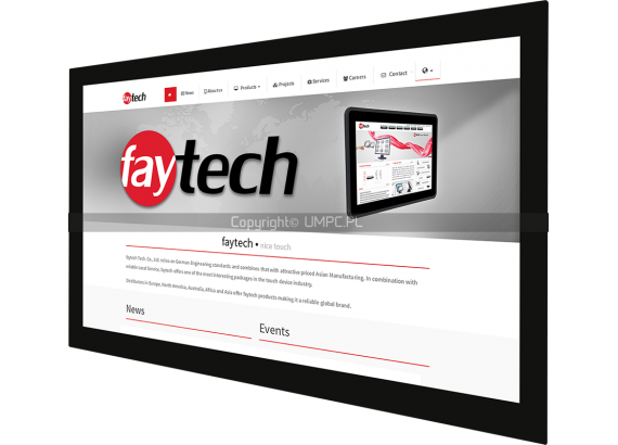 Wyświetlacz dotykowy pojemnościowy - Faytech FT43HDKTMCAPHBOB