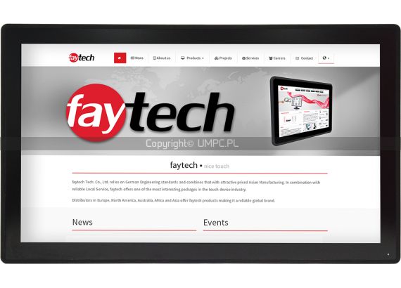 Panel PC z androidem przemysłowy - Faytech FT27V40