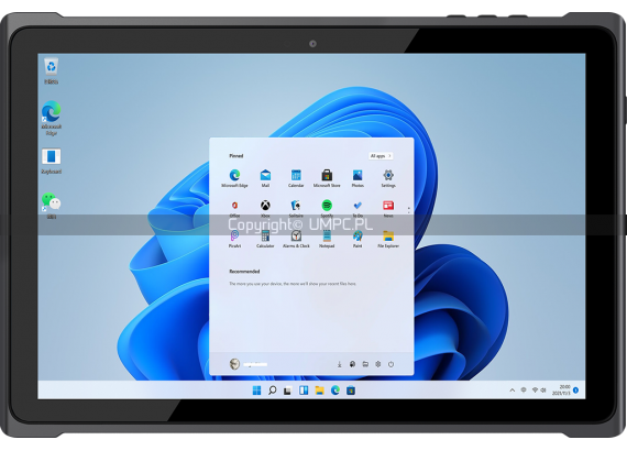 Tablet przemysłowy 10.1″ Emdoor EM-Q19 z systemem Windows 11 do pracy mobilnej i terenowej