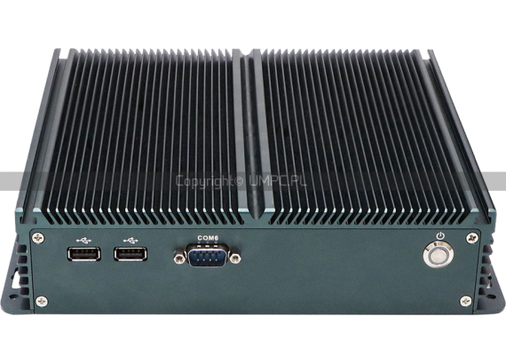 Panel przedni z metalowym włącznikiem, 2x USB 2.0 i 1x COM RS232 - Linker 1326