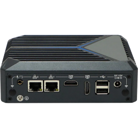 Sześć portów USB, gniazdo COM i slot SIM przy metalowym włączniku - Linker N1221