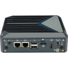 Cztery porty USB, podwójne złącze szeregowe RS232 oraz włącznik na przedniej ściance - Silent N1321