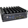 Cztery porty USB 3.0, dwa złącza COM i włącznik zasilania - Silent N3122