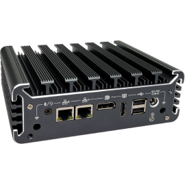 Cztery porty USB 3.0, dwa złącza COM i włącznik zasilania - Silent N3122