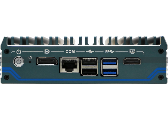 Panel przedni z portem USB 3.1 i trzema gniazdami USB 2.0 na nowoczesnej platformie N100 - Node N1241