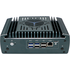 Przedni panel z kompletem sześciu portów USB 3.0 oraz USB 2.0 i przyciskiem zasilania - Node N3161