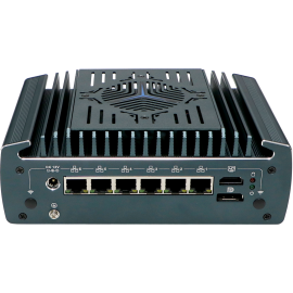 Przedni panel z kompletem sześciu portów USB 3.0 oraz USB 2.0 i przyciskiem zasilania - Node N3161