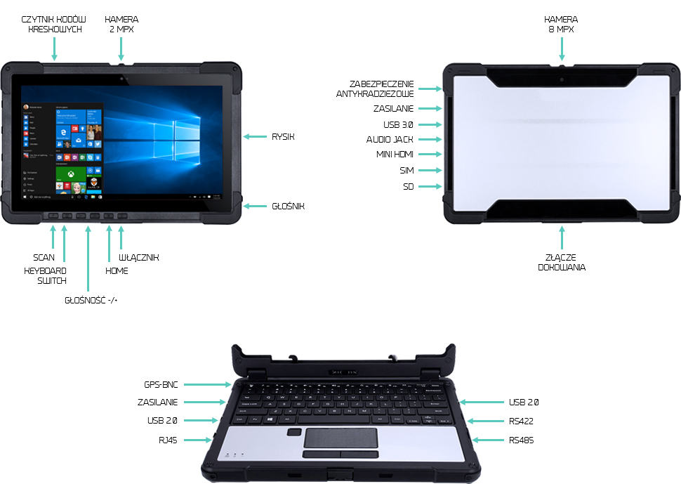 Tablet dla przemysłu - Emdoor EM-X11