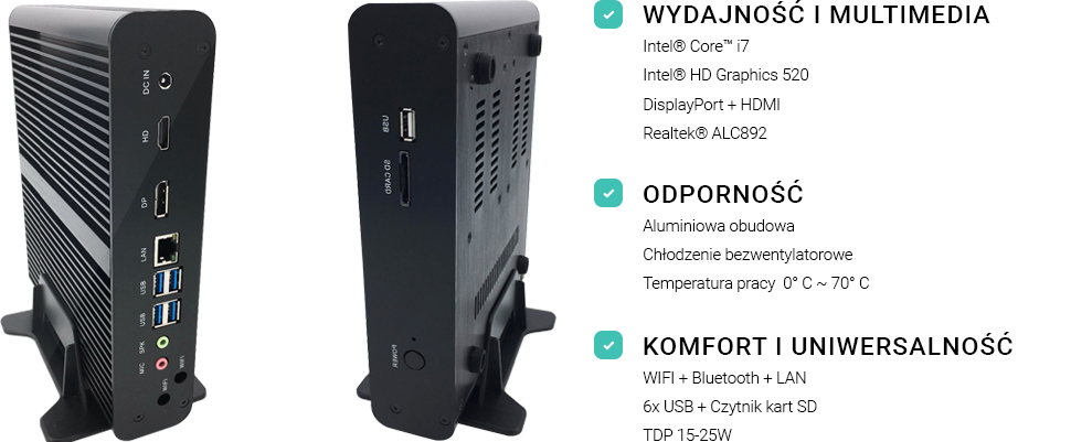 mini pc gry 16gb ram i7 phantom s2 przemysłowy