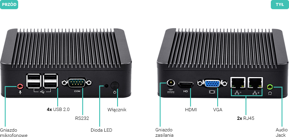 Mini PC NUC z HDMI intel core i3 - Spectre A10