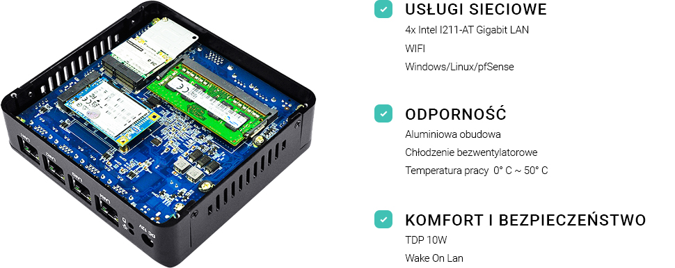 mini komputer serwer fanless ssd spectre ql30