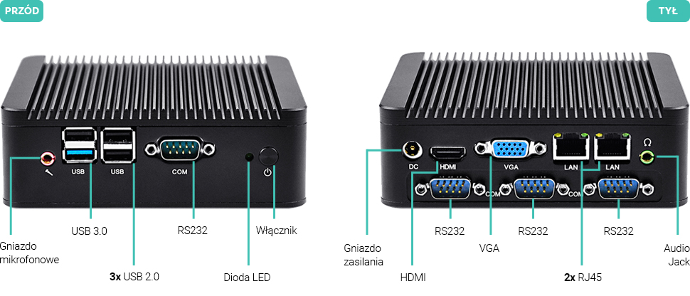 Mini komputer z HDMI - Spectre X23