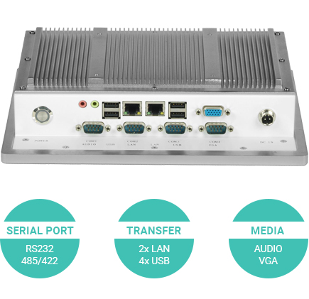 komputer panelowy 10 cali rs232 rs485 rs422 ppc-gs1051t