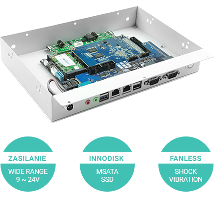 Panel PC GPIO IP65 RJ45 LAN Geshem PPC-GS1051T