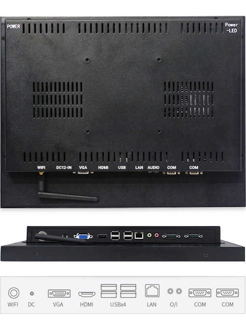Komputer panelowy 19 cali z RS232 LAN - Panelity TP19