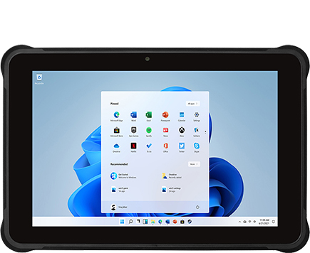 Tablet przemysłowy ze skanerem kodów na systemie Windows 11 - Rugico ST11