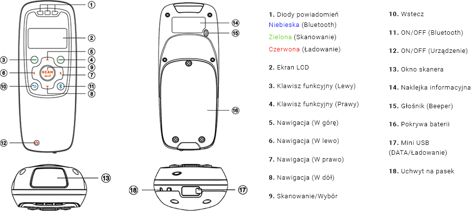 czytnik na bluetooth i zapis do pliku batch - Postech MS3398